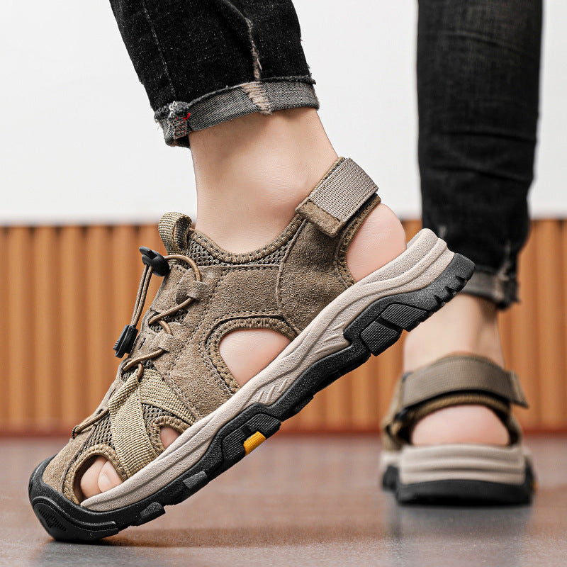 Damen Sportliche Trekking-Sandalen mit rutschfester Sohle und atmungsaktivem Design R&B