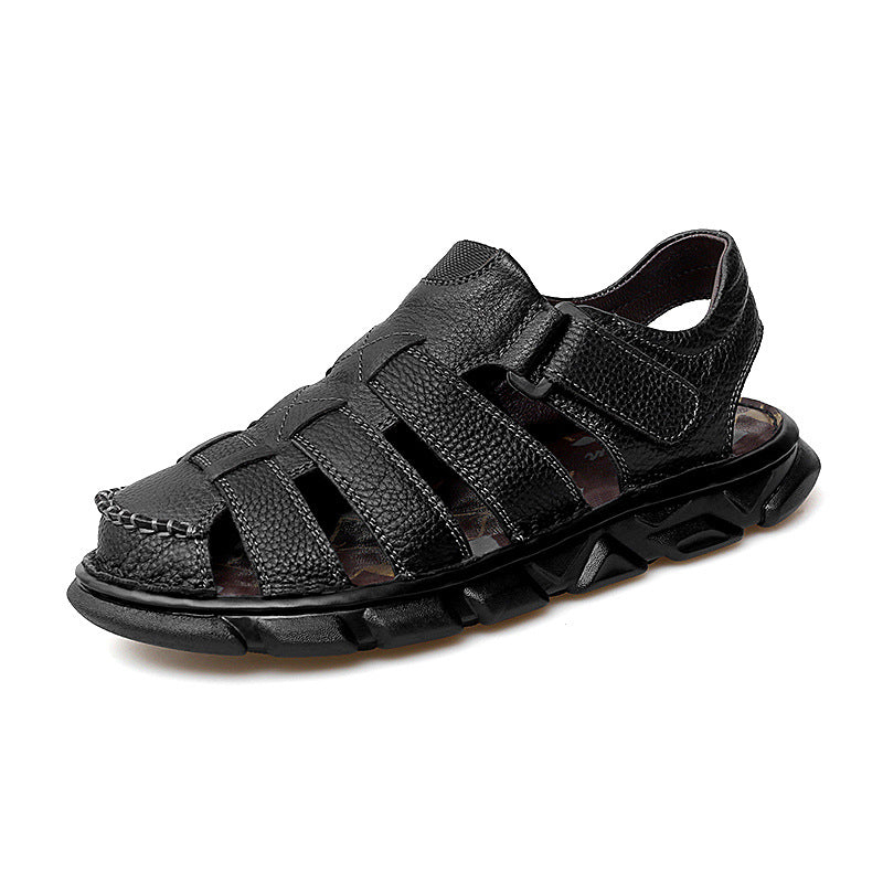 Herren Sportliche Sandalen mit verstellbarem Riemen und rutschfester Sohle R&B