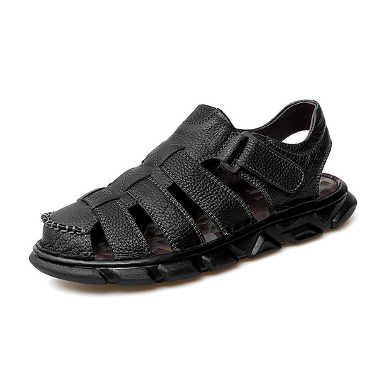 Herren Sportliche Sandalen mit verstellbarem Riemen und rutschfester Sohle R&B