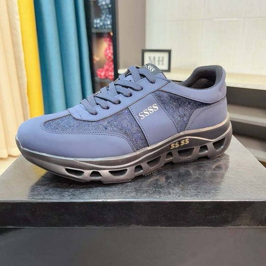 Damen Sportliche Sneakers mit dämpfender Laufsohle und atmungsaktiver Oberflächenstruktur R&B