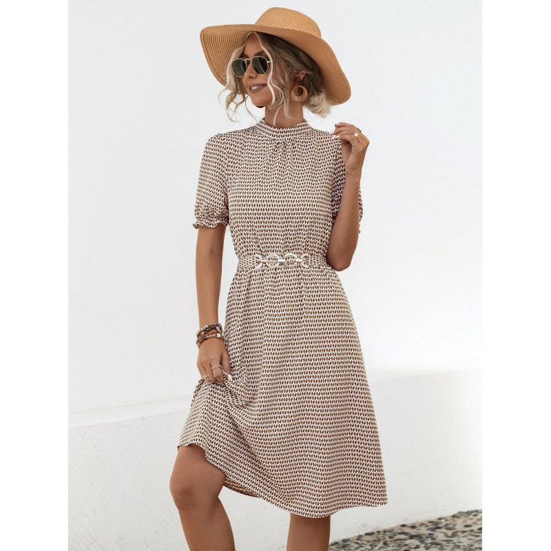 Damen Sommerkleid mit eleganter Blumenmusterung R&B