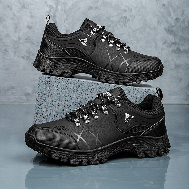 Herren nan robuste wasserabweisende Trekking-Schuhe mit profilierter Gummisohle R&B