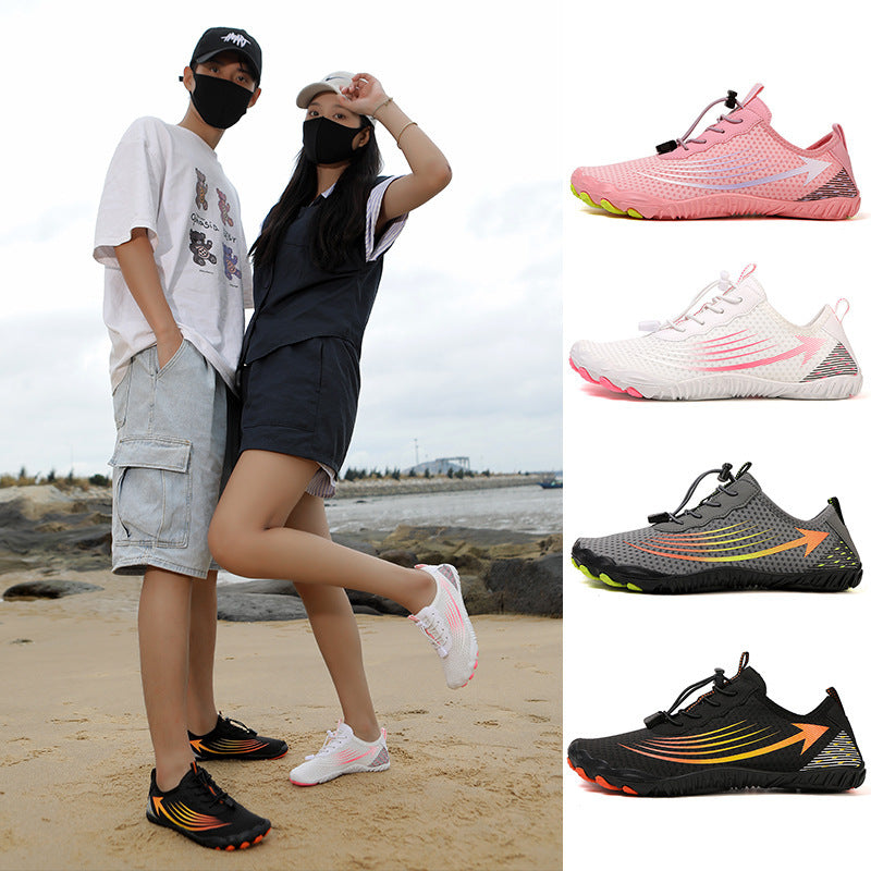Damen Leichte und atmungsaktive Wassersportschuhe mit flexiblem Schnellschnürsystem
