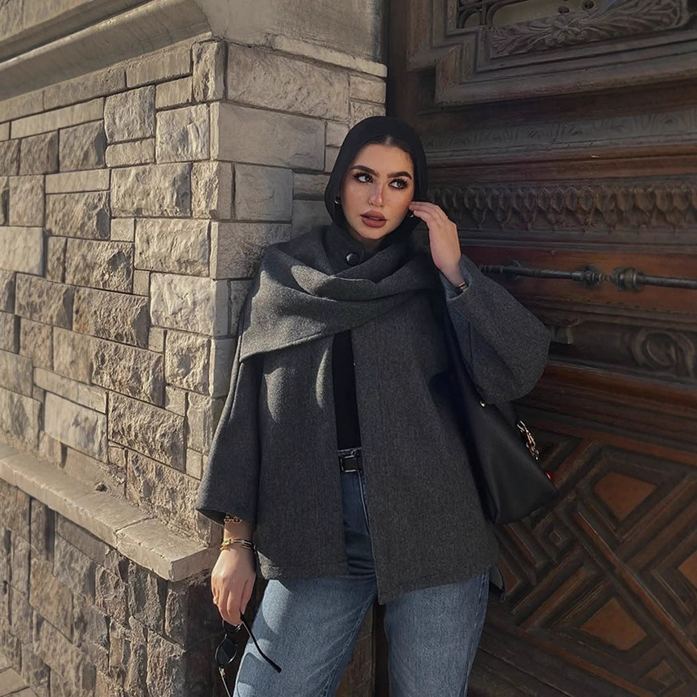 Damen elegante Oversized Jacke R&B