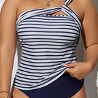 Damen modischer Tankini mit schickem Knoten-Detail R&B