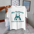 Damen T-Shirt mit humorvollem Bärenmotiv und inspirierendem Schriftzug R&B