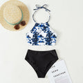 Damen Hochgeschnittenes Bikini-Set