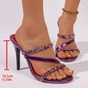 Damen Glamouröse High-Heel Sandalen R&B