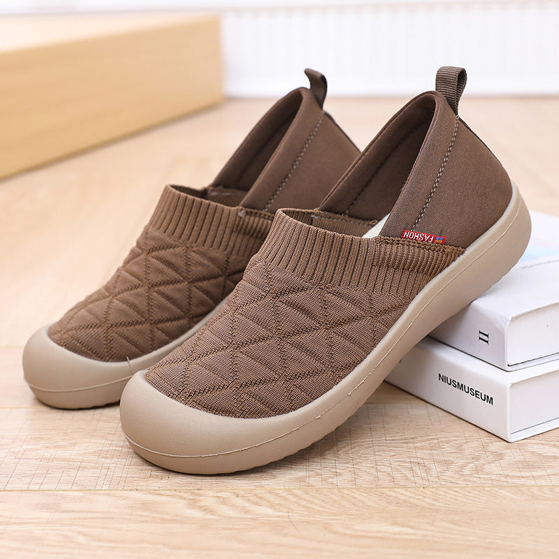 Damen Bequeme Slip-On Freizeitschuhe mit elastischem Bündchen R&B