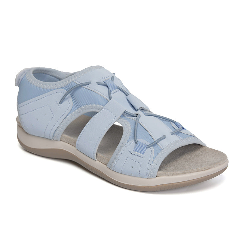 Damen Sportliche Freizeitsandalen mit flexiblem Riemendesign und geschlossenem Fersenbereich R&B