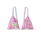Damen Triangel-Bikini mit buntem Muster