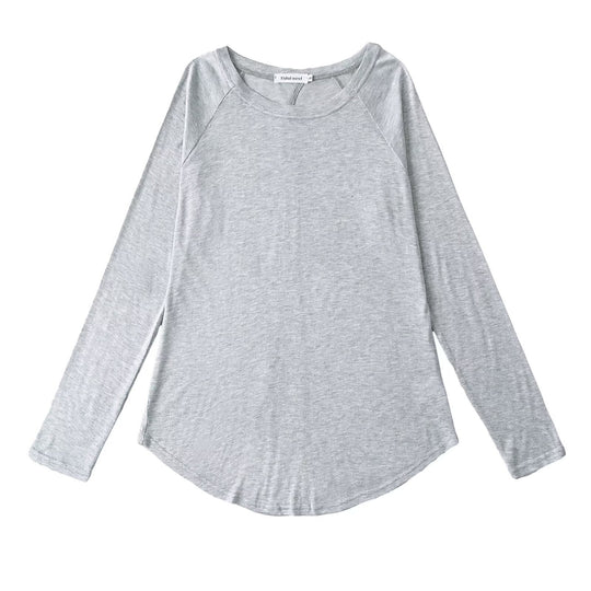 Damen lässiges Langarm-T-Shirt R&B