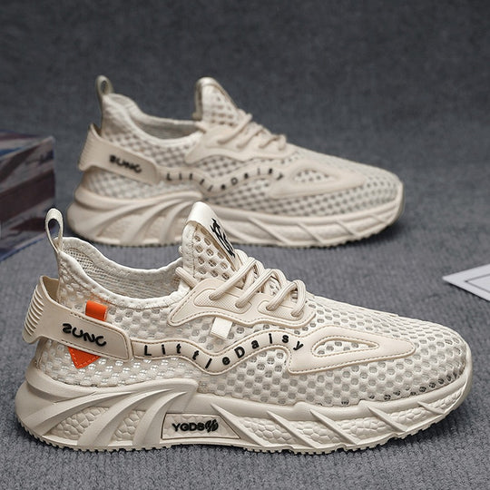 Damen Sportliche Mesh-Sneaker mit atmungsaktivem Obermaterial und innovativem Dämpfungssystem R&B