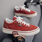 Damen Modische Sneakers mit strapazierfähigem Canvas-Obermaterial und dämpfender Laufsohle