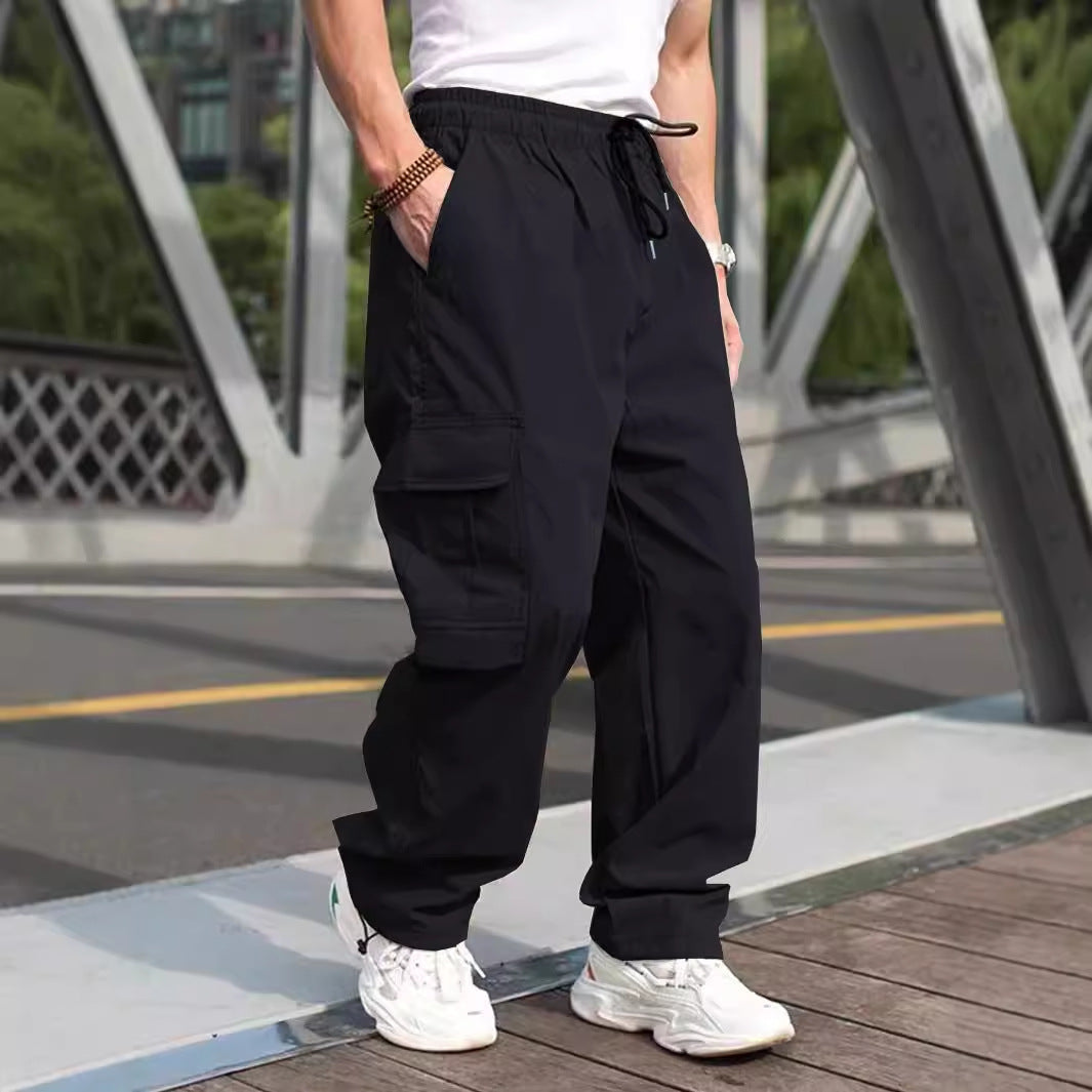 Herren Cargo-Hose mit vielen funktionalen Taschen und lockerer Passform R&B
