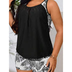 Damen Badeanzug-Set mit modischem Schnitt und sportlichem Design R&B