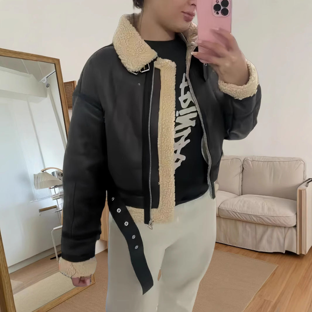 Damen robuste und stylische jacke mit Innenfutter R&B