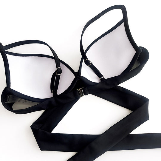 Damen Bikiniset mit elegantem Transparenz-Rock R&B
