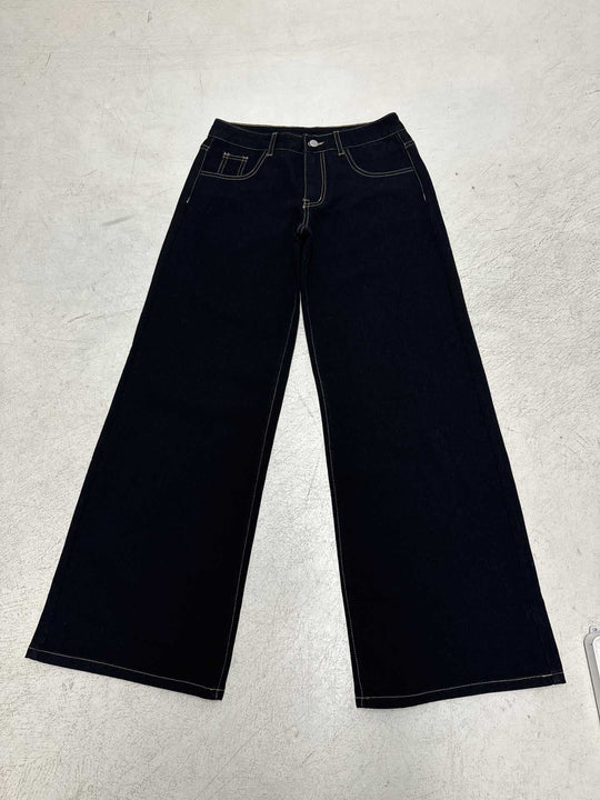Damen Schlagjeans mit hohem Bund und eleganten Nähten R&B