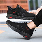 Damen Leichte Sport-Sneaker mit atmungsaktivem Obermaterial und dämpfender Sohle R&B