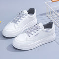 Damen Bequeme sportliche Sneakers mit dicker Plattformsohle R&B