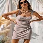 Damen Tailliertes Sommerkleid R&B