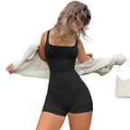 Damen Figurbetonter Overall mit Spaghettiträgern und elegantem Schnitt R&B