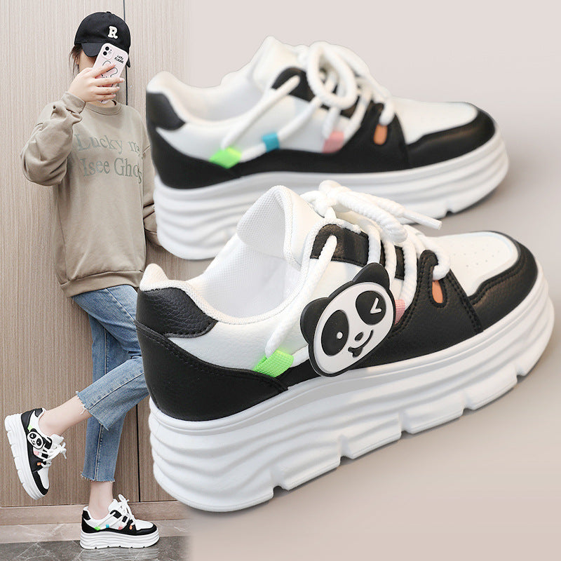 Damen trendige Plateausneaker mit lebhaften Details und komfortabler Dämpfung R&B