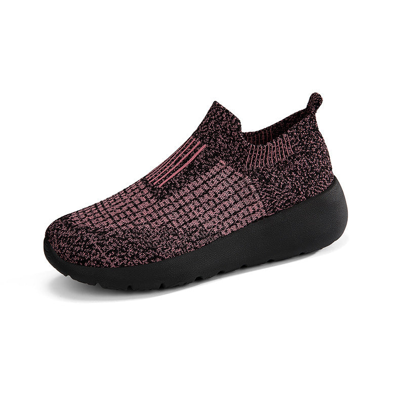 Unisex nan nahtloser Sockensneaker mit atmungsaktiver dreidimensionaler Strickkonstruktion und stoßdämpfender Flexsohle R&B