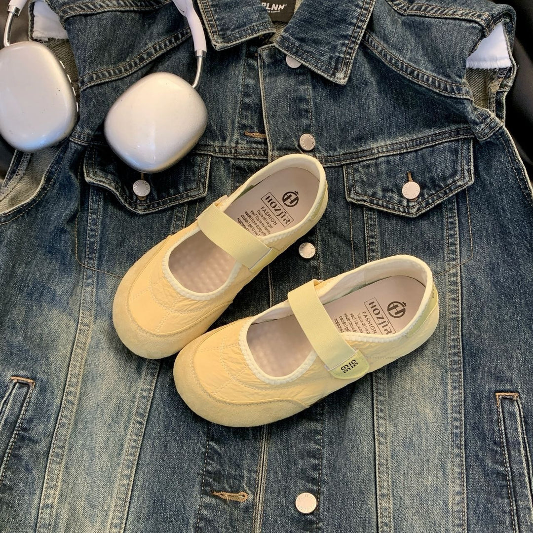 Damen Komfortable Ballerina-Schuhe mit herausnehmbarer Sohle R&B