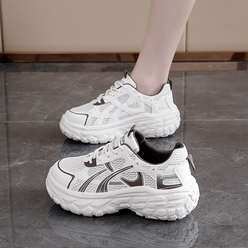 Damen Sportliche Chunky Sneaker mit atmungsaktivem Mesh-Obermaterial und federleichtem Dämpfungssystem R&B