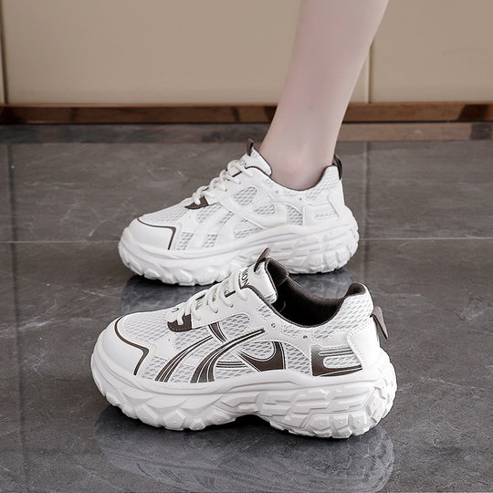 Damen Sportliche Chunky Sneaker mit atmungsaktivem Mesh-Obermaterial und federleichtem Dämpfungssystem R&B