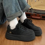 Damen lässige Sneakers mit rutschfester Sohle und gepolstertem Innenfutter