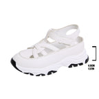 Damen Sneaker Sandalen mit komfortablem Riemendesign und atmungsaktiver Oberflächenstruktur R&B