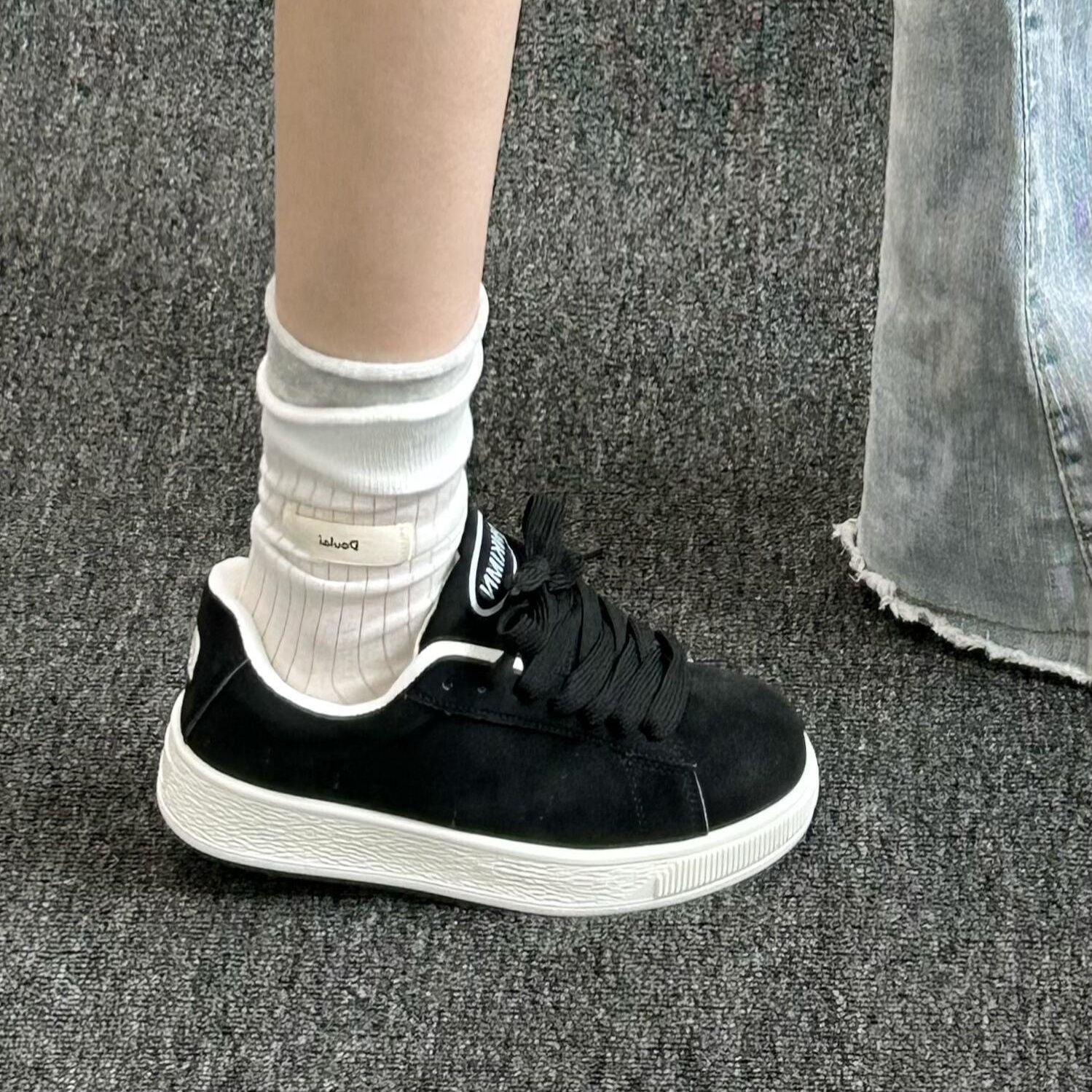 Damen Sportliche Freizeitsneaker mit atmungsaktiver Oberflächenstruktur und rutschfester Sohle