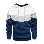 Herren modischer Kapuzenpullover mit geometrischem Farbdesign R&B