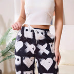 Damen Freizeit-Hose mit kreativen Mustern R&B