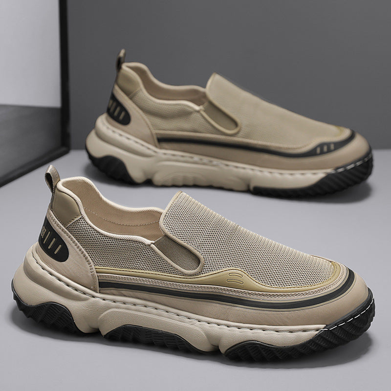 Damen Slip-On Sneakers mit atmungsaktivem Obermaterial und rutschfester Sohle R&B