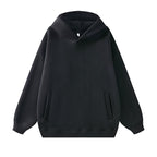 Damen lässiger Kapuzenpullover aus weichem Fleece mit praktischem Schnitt