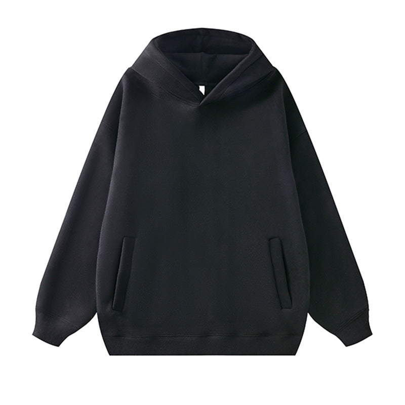 Damen lässiger Kapuzenpullover aus weichem Fleece mit praktischem Schnitt