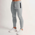 Herren nan schmal geschnittene Funktions-Jogginghose mit wasserdichter Reißverschlusstasche und elastischem Bund R&B