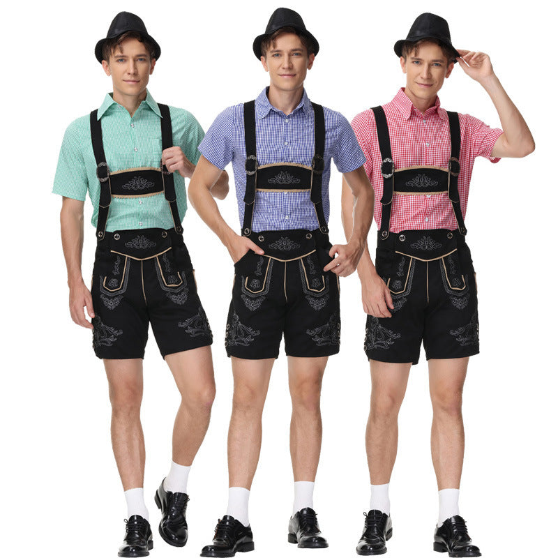 Herren Stilvolles Trachten-Outfit mit aufwändigen Stickereien und modernen Akzenten R&B