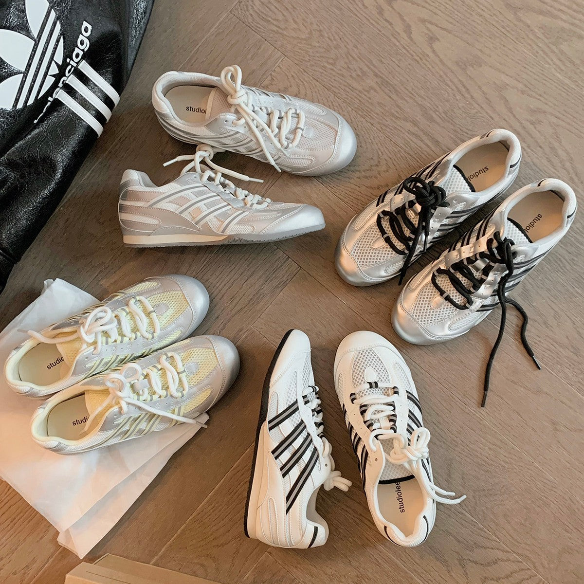 Damen Sportliche Sneakers mit innovativem Dämpfungssystem und atmungsaktiver Mesh-Oberfläche R&B