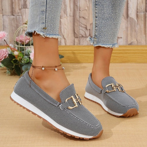 Damen Slip-Ons mit elegantem Dekor R&B