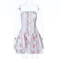 Damen Sommerliches Minikleid mit floralem Print und raffiniertem Schnitt R&B