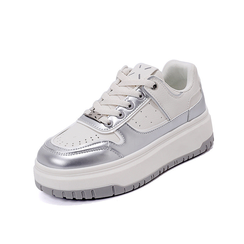 Damen modische Sneakers mit hohem Plateau und atmungsaktivem Design R&B