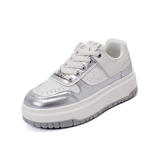 Damen modische Sneakers mit hohem Plateau und atmungsaktivem Design R&B