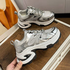Damen Sportliche Sneakers mit robustem Mesh-Obermaterial und dämpfender Laufsohle R&B