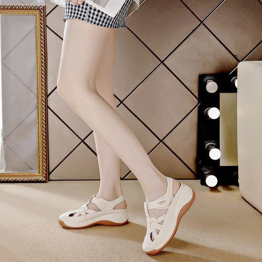 Damen Komfortable Sandalen mit verstellbarem Riemendesign und ergonomischer Sohle R&B