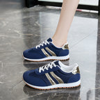 Damen Sportliche Sneakers mit modischen Metallic-Akzenten R&B